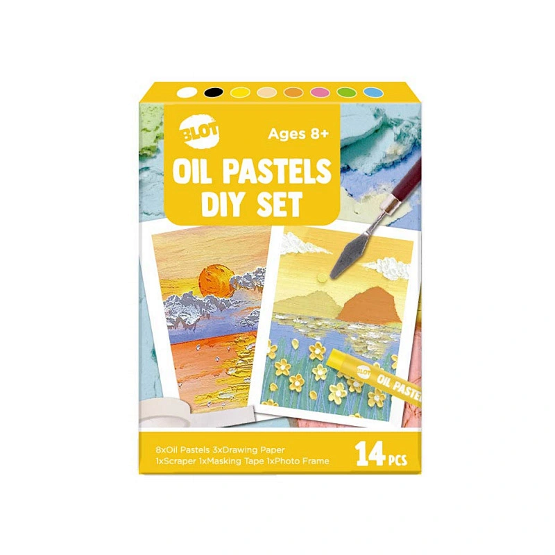 Pastel Minyak, Set Perlengkapan Seni 14 Pieces Pastel